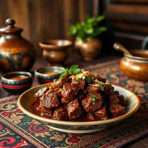 Beef Rendang - Rijsttafel Feast Starter